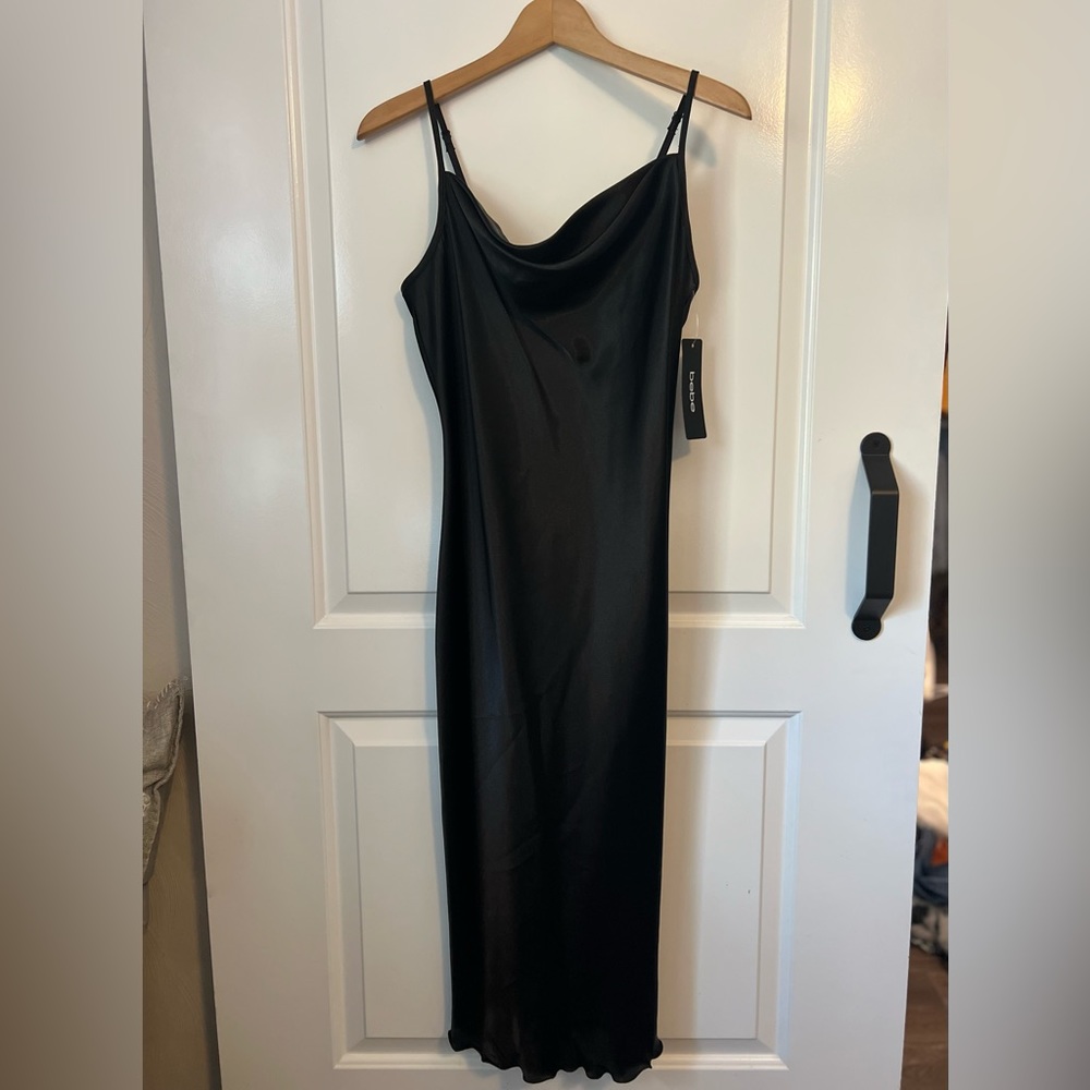 Bebe Silk Slip Dress